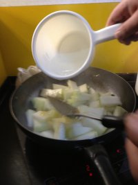 烤鸭烩冬瓜的做法