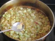 白卤瓜炒洋扁豆的做法