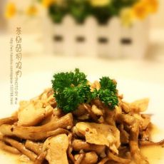 茶树菇焖鸡肉的做法
