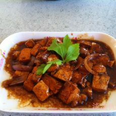 红烧豆腐——六毛钱的菜品的做法