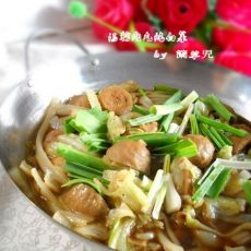 锅仔汤粉肉丸炖白菜的做法