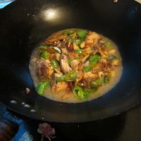地瓜青椒煮鱼的做法