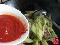 茄汁莴笋片的做法