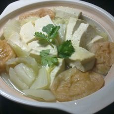 砂锅白菜豆腐热汤的做法