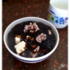 紫菜豆腐肉片汤的做法