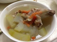 海米冬瓜大骨汤的做法