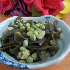 海带烩豌豆的做法