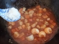 茄汁鹌鹑蛋杏鲍菇的做法