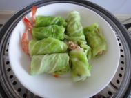 翡翠鲜虾豆腐卷的做法