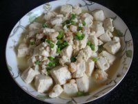 虾仁豆腐的做法