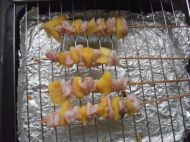 柠香菠萝鸡肉串的做法