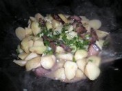 腊肉烧土豆的做法