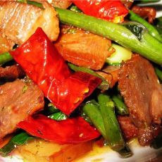 红菜苔炒腊肉的做法